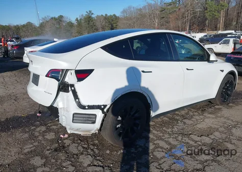 2021 Tesla Model Y Long Range Dual Motor All-Wheel Drive из США, поврежденный, VIN 5YJYGDEE5MF108132